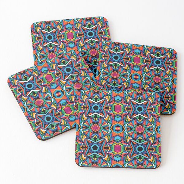 Item preview, Colorful Kaleidoscope Geometric Pattern designed and sold by RidaSalArt.