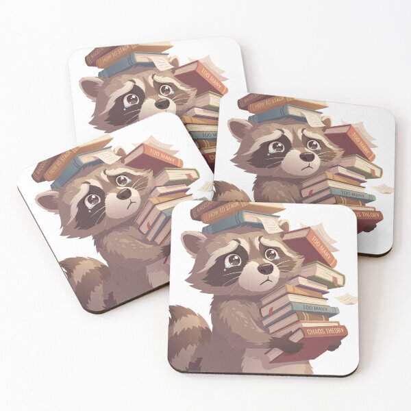 Item preview, Emotionally booked Raccon designed and sold by tigrootiger.