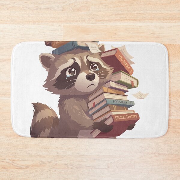 Item preview, Emotionally booked Raccon designed and sold by tigrootiger.