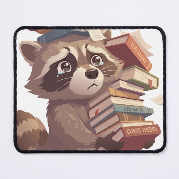 Item preview, Emotionally booked Raccon designed and sold by tigrootiger.