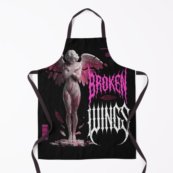 Item preview, Broken Wings Dark Angel Marble Statue Pink Gothic Art Design designed and sold by InkDropLabs.