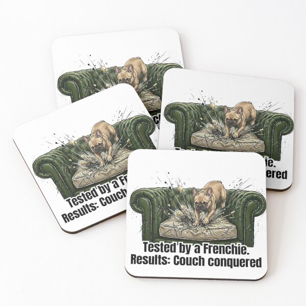 Item preview, Tested by a Frenchie - Funny Dog Couch Conqueror Art designed and sold by C360 Studio.