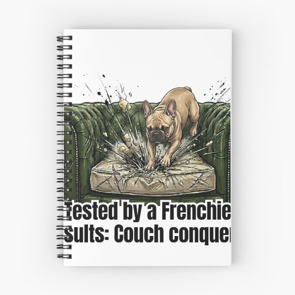 Item preview, Tested by a Frenchie - Funny Dog Couch Conqueror Art designed and sold by C360 Studio.