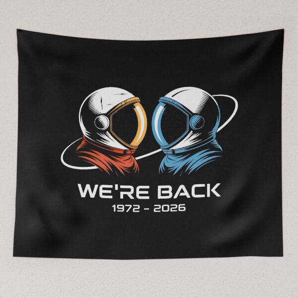 Item preview, Space Exploration Return Astronaut Retro Sci-Fi designed and sold by SplashTastic.