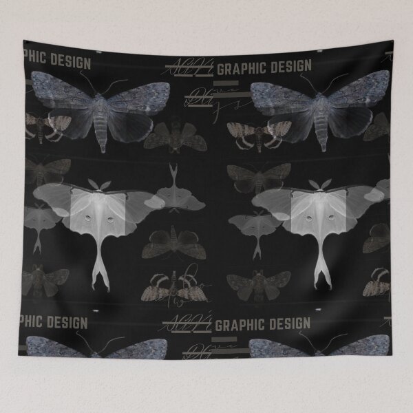 Item preview, moths graphic designed and sold by Shopping Alley.