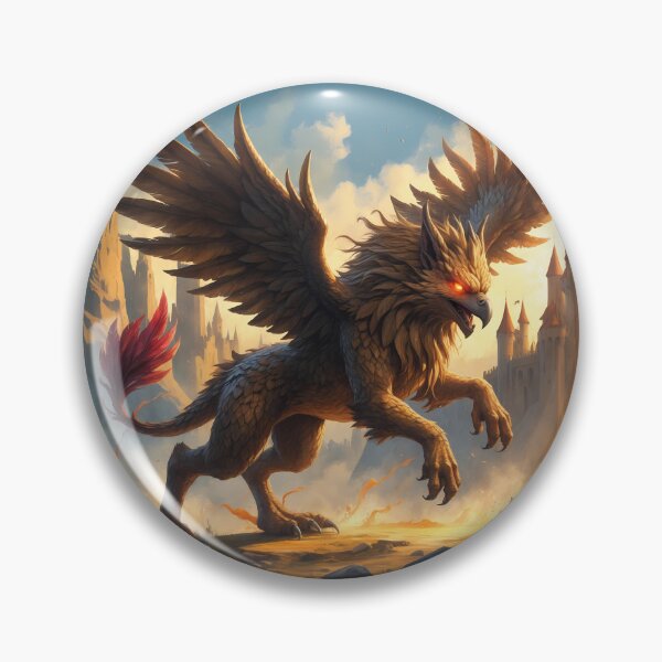 Item preview, Gryphon - Mythic Creature Fantasy Art designed and sold by Lucid Dream Pixel.