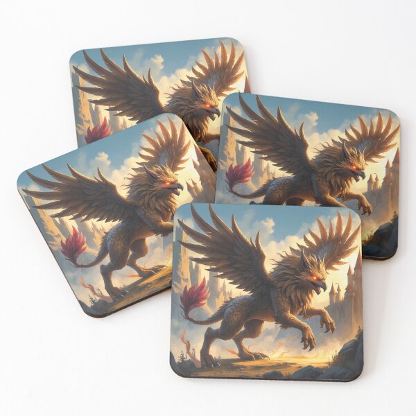 Item preview, Gryphon - Mythic Creature Fantasy Art designed and sold by Lucid Dream Pixel.