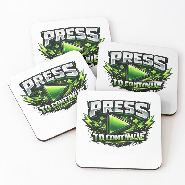 Item preview, Press to Continue – Retro Video Game Design designed and sold by NextNoob485.