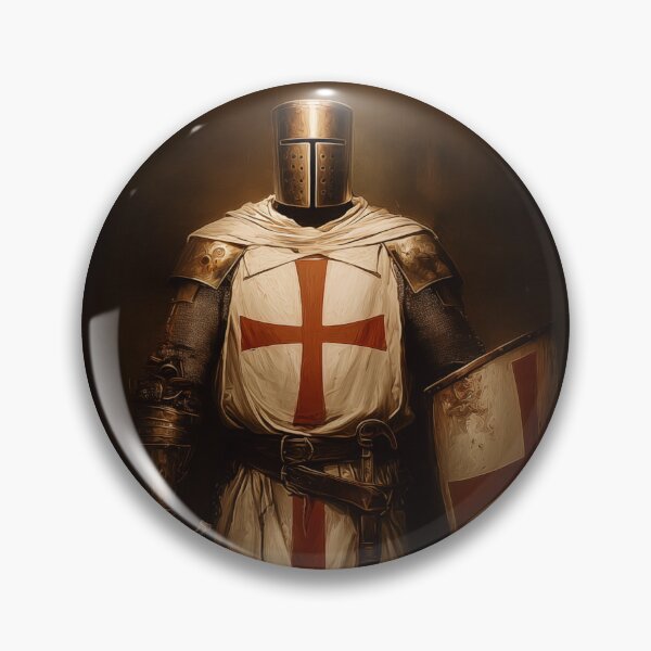 Item preview, Knight Templar with Sword and Shield designed and sold by PetsArt.