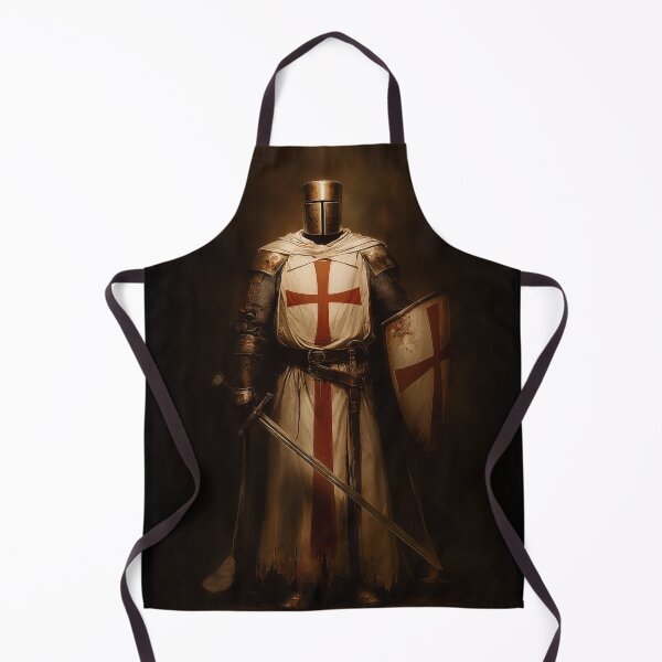 Item preview, Knight Templar with Sword and Shield designed and sold by PetsArt.