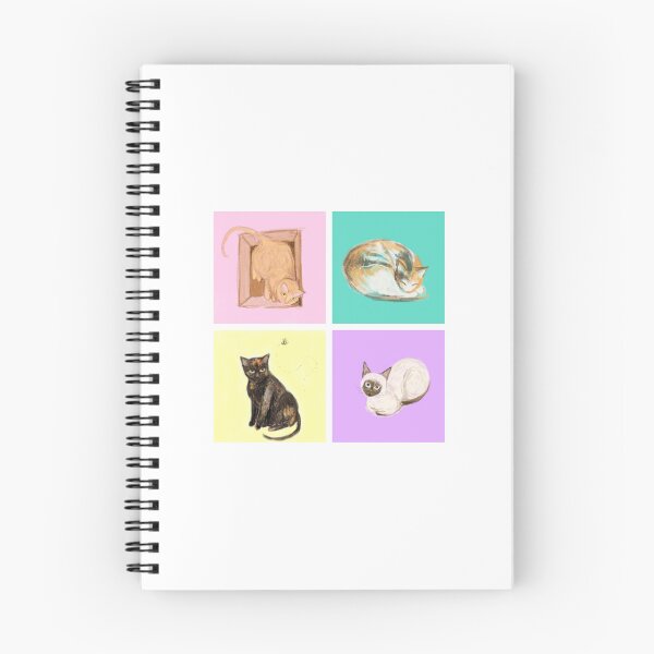 Item preview, Four happy cats designed and sold by MeganWeinerArt.