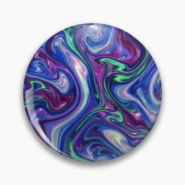 Item preview, Hypnotic Swirling Hues of Purple, Green & Blue designed and sold by RidaSalArt.