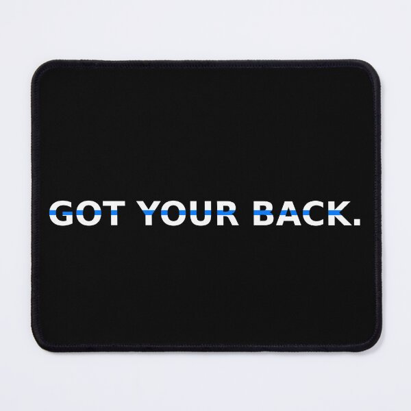 Item preview, Got Your Back Mini – I've got your back | Thin Blue Line Solidarity designed and sold by Lineforge by BehrfectMoments.