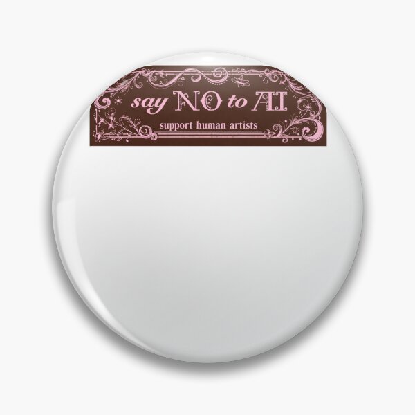 Item preview, Say No To Ai Support Human Artists Vintage designed and sold by krystalRomanart.