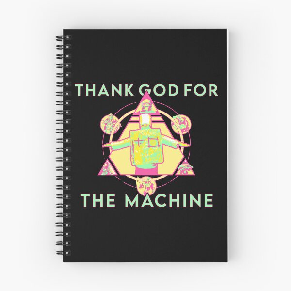 Item preview, THANK GOD FOR THE MACHINE (Robot B Version) designed and sold by GuyInGreen.
