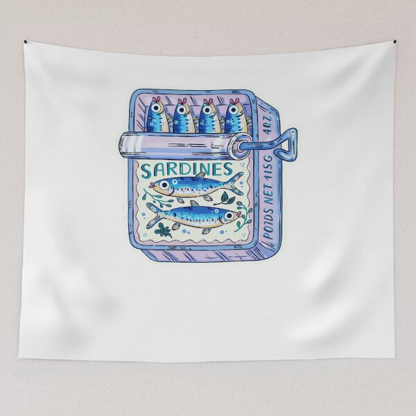 Item preview, Sardine Can designed and sold by krystalRomanart.