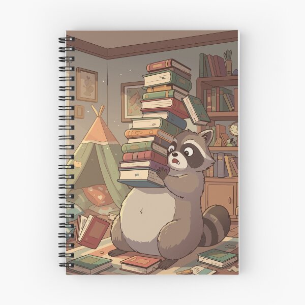 Item preview, Racoon Student designed and sold by tigrootiger.
