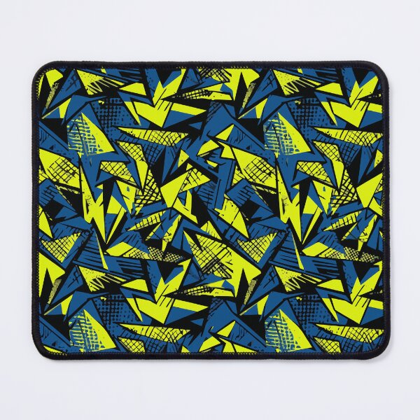 Item preview, Electric Neon Triangular Shapes with Bold Contrast designed and sold by RidaSalArt.