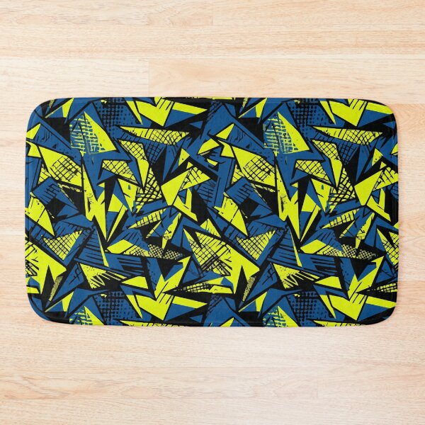 Item preview, Electric Neon Triangular Shapes with Bold Contrast designed and sold by RidaSalArt.