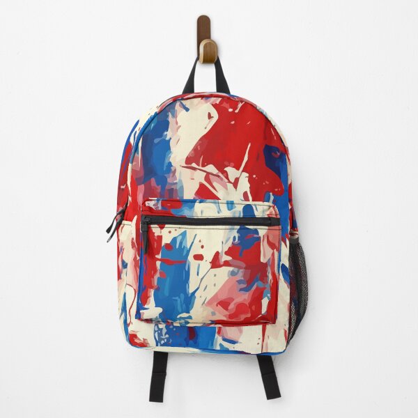 Item preview, Passionate Splashes: Red, White, and Blue Abstract Art designed and sold by RidaSalArt.