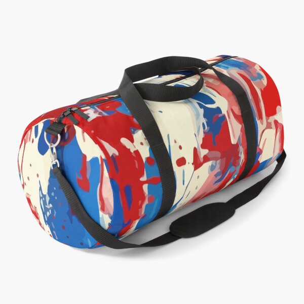 Item preview, Passionate Splashes: Red, White, and Blue Abstract Art designed and sold by RidaSalArt.