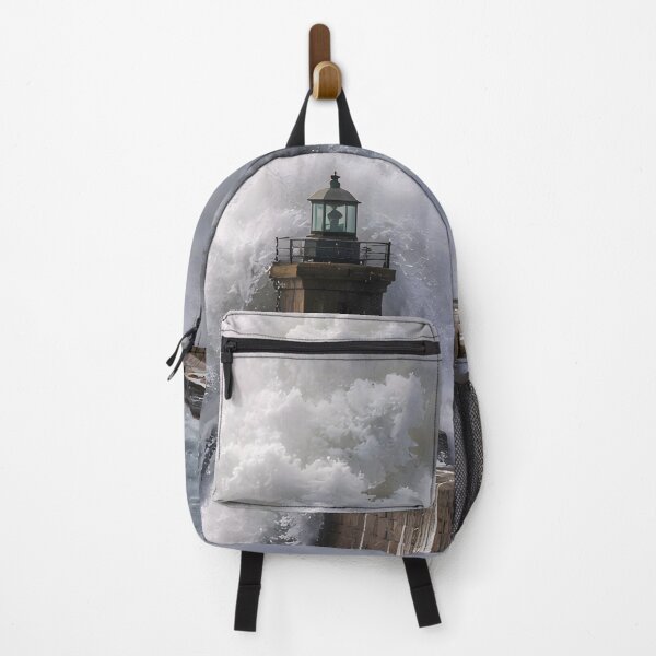 Item preview, Storm Waves Crashing Over Lighthouse designed and sold by Yomere.