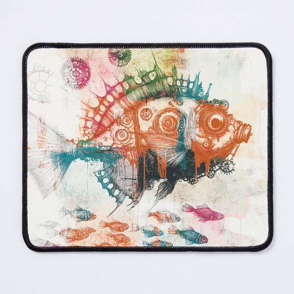 Item preview, Steampunk Fish designed and sold by Sanctus Digital Art.