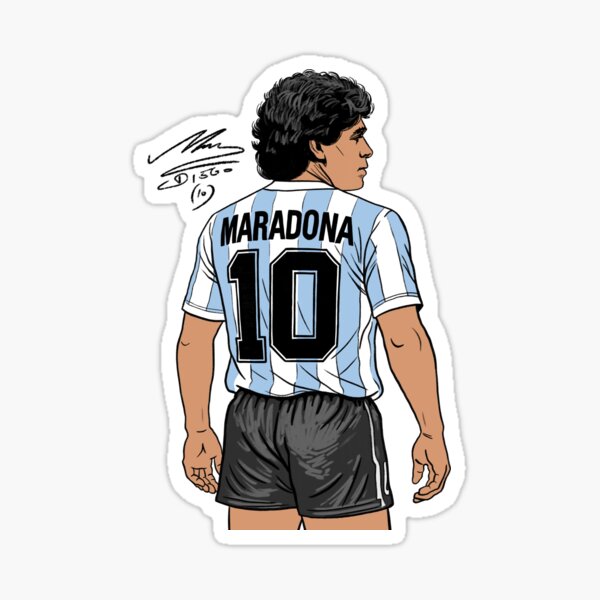 Diego Maradona Club Atlético Boca Juniors Iron on heat transfer patch