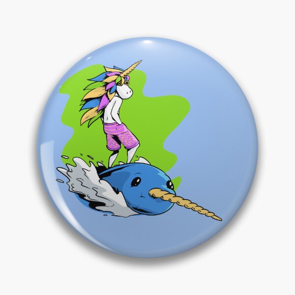 Item preview, Narwhal Surfing Unicorn designed and sold by TomiAx.