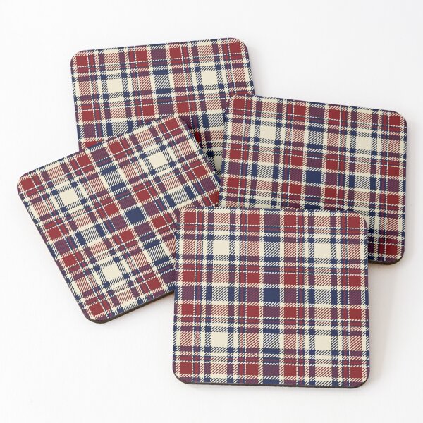Item preview, Classic Red Blue Plaid Textile Pattern designed and sold by RidaSalArt.