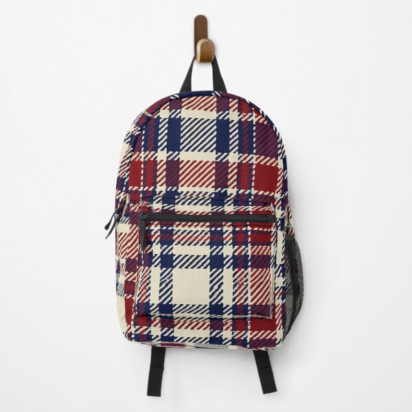 Item preview, Classic Red Blue Plaid Textile Pattern designed and sold by RidaSalArt.