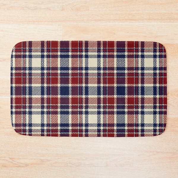 Item preview, Classic Red Blue Plaid Textile Pattern designed and sold by RidaSalArt.