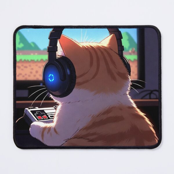 Item preview, Retro Gamer Cat – Classic Video Game Session designed and sold by NextNoob485.