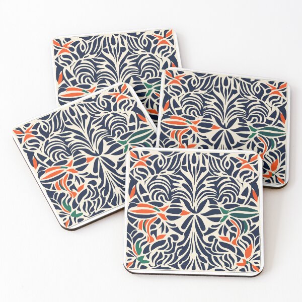 Item preview, Abstract Tropical Floral Pattern Illustration designed and sold by RidaSalArt.
