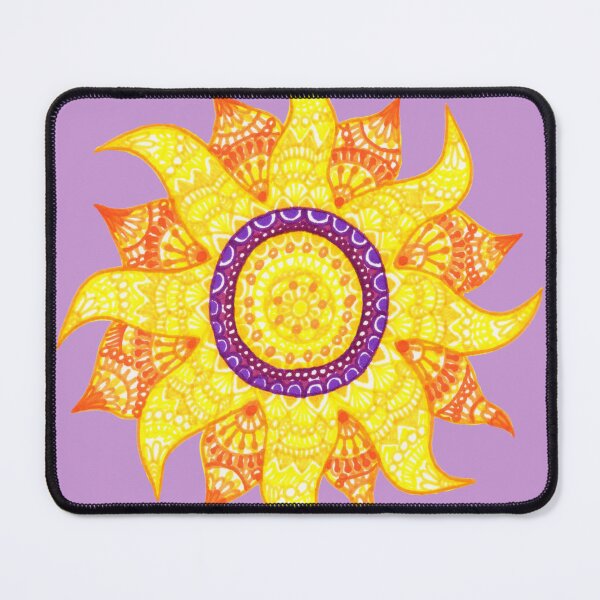 Item preview, Pride Collection: Intersex Pride Flag Sun Mandala designed and sold by GDiEDesigns.