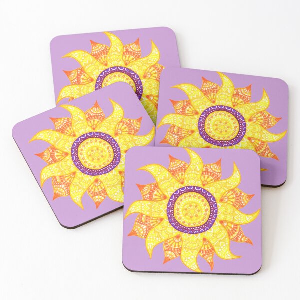 Item preview, Pride Collection: Intersex Pride Flag Sun Mandala designed and sold by GDiEDesigns.
