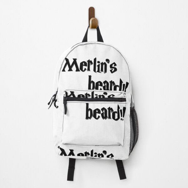 Item preview, “Merlin’s Beard!” Funny Wizard Quote Typography | Magical Humor Design designed and sold by inallusha.