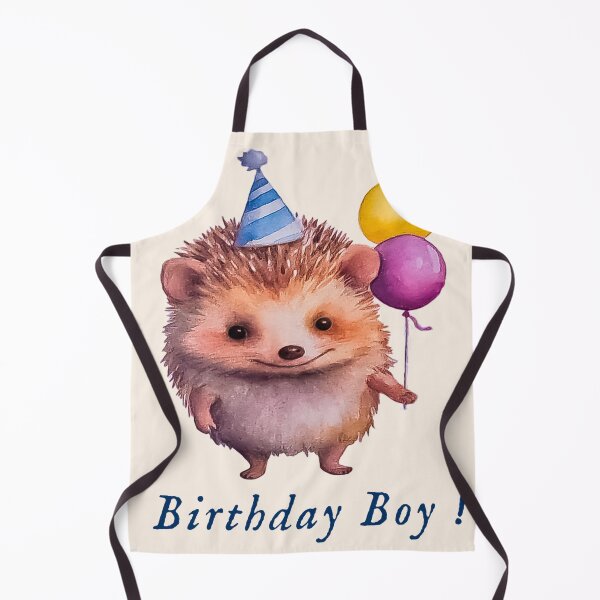 Item preview, Cute Hedgehog Birthday Boy | Woodland Animal Party Balloon Art designed and sold by Tokraz-art.