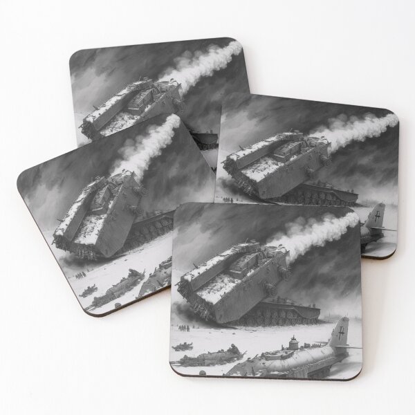 Item preview, Stylized AI War Scene – Tank & Fighter Jet in Dramatic Battlefield designed and sold by IosArt.
