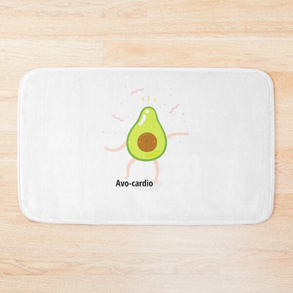 Item preview, Avo Cardio Funny Avocado Workout Cute Kawaii Food designed and sold by CozyMomDesigns.