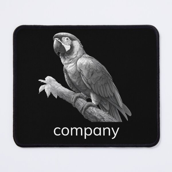 Item preview, Animal Groups: Company Parrots Candid White Text designed and sold by WhimsyWildWear.