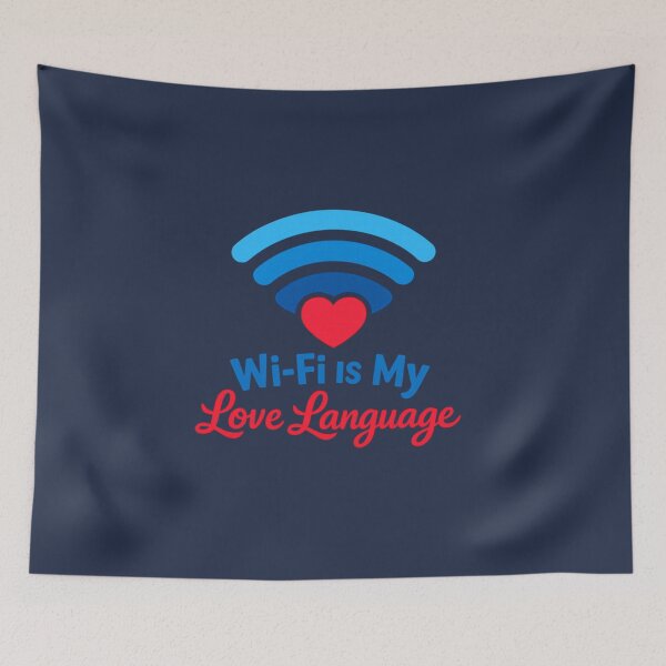 Item preview, Wifi Love Language Cute Tech Pun | Funny Internet Nerd Aesthetic designed and sold by PopCulturePixel.
