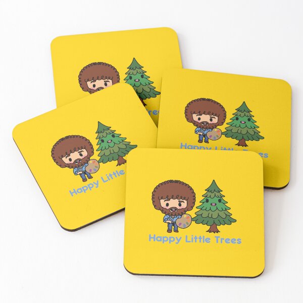 Item preview, HAPPY LITTLE TREES (BOB ROSS) designed and sold by remerasnerdas.