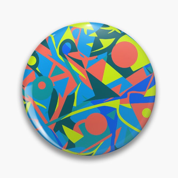 Item preview, Vibrant Abstract Geometric Design designed and sold by RidaSalArt.