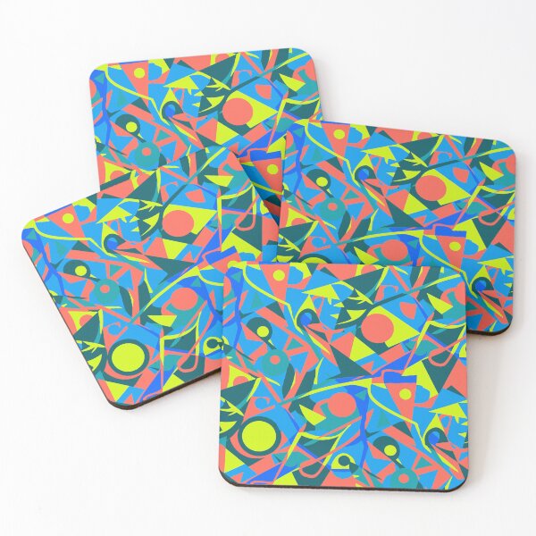 Item preview, Vibrant Abstract Geometric Design designed and sold by RidaSalArt.