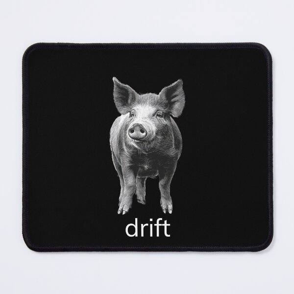 Item preview, Animal Groups: Hog Drift Candid White Text designed and sold by WhimsyWildWear.