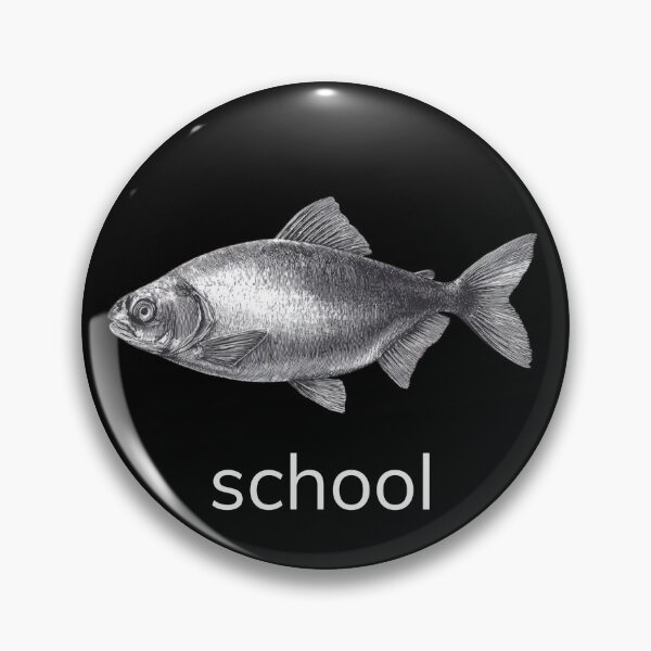 Item preview, Animal Groups: Fish School Candid White Text designed and sold by WhimsyWildWear.