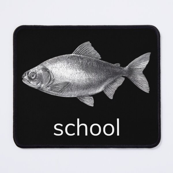 Item preview, Animal Groups: Fish School Candid White Text designed and sold by WhimsyWildWear.