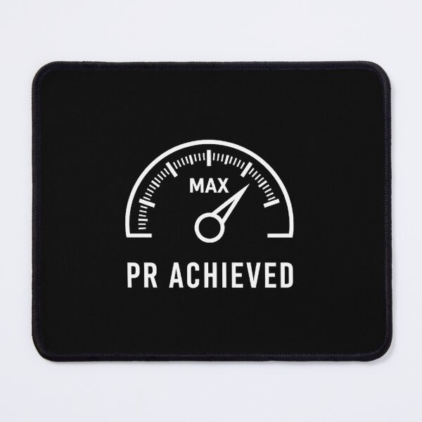 Item preview, PR Achieved Minimalist Gym Gauge Graphic designed and sold by GymHeavy.