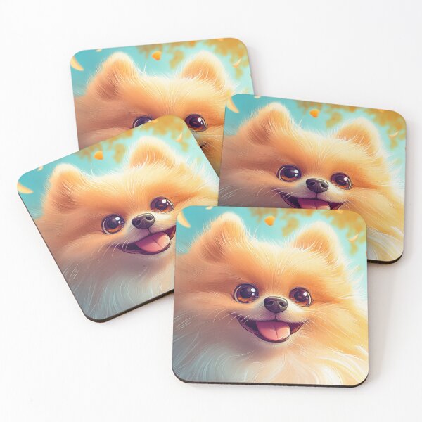 Item preview, Cute Pomeranian Dog Portrait designed and sold by PetsArt.